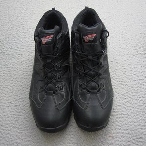 Red Wing Boots Mens Size 15 Black Leather Hiking Work Vibram 8691